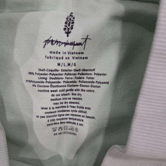 Free People Movement Rally Pleated Mini Skirt Skort Pistachio Size M - Picture 4 of 8